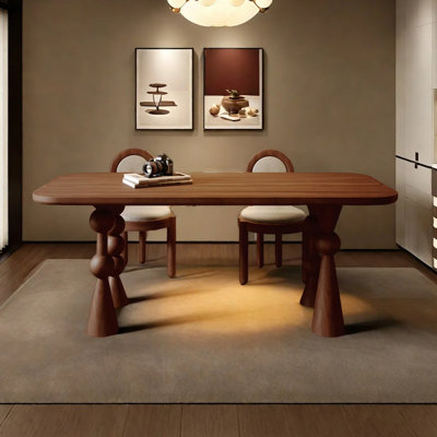 Rectangular small-sized dining table