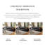 Causeuse-coussin modulable noire en cuir véritable