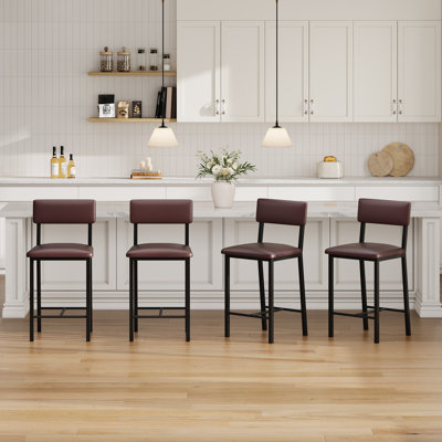 Faux Leather Accent Chair