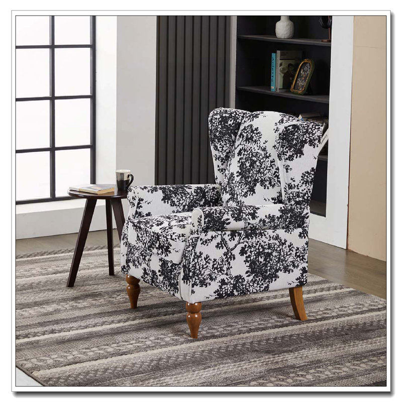 Fauteuil d'appoint à dossier haut