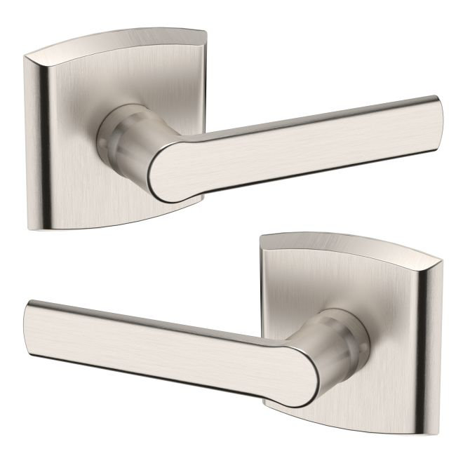 5485V Soho Passage Door Lever with R026 Rose, Lifetime (PVD) Satin Nickel