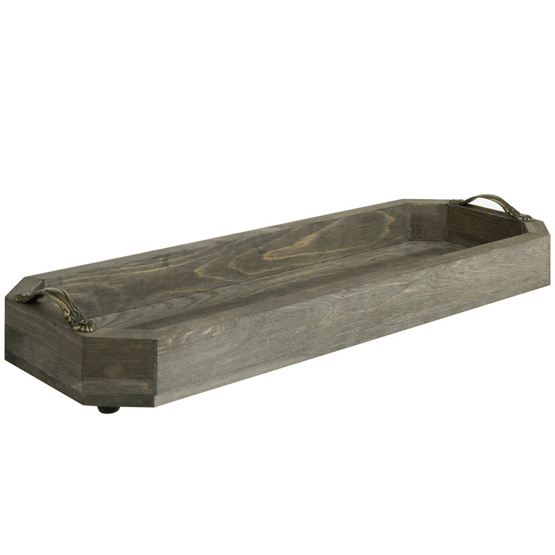 Bathroom Accessory Tray, Grey
