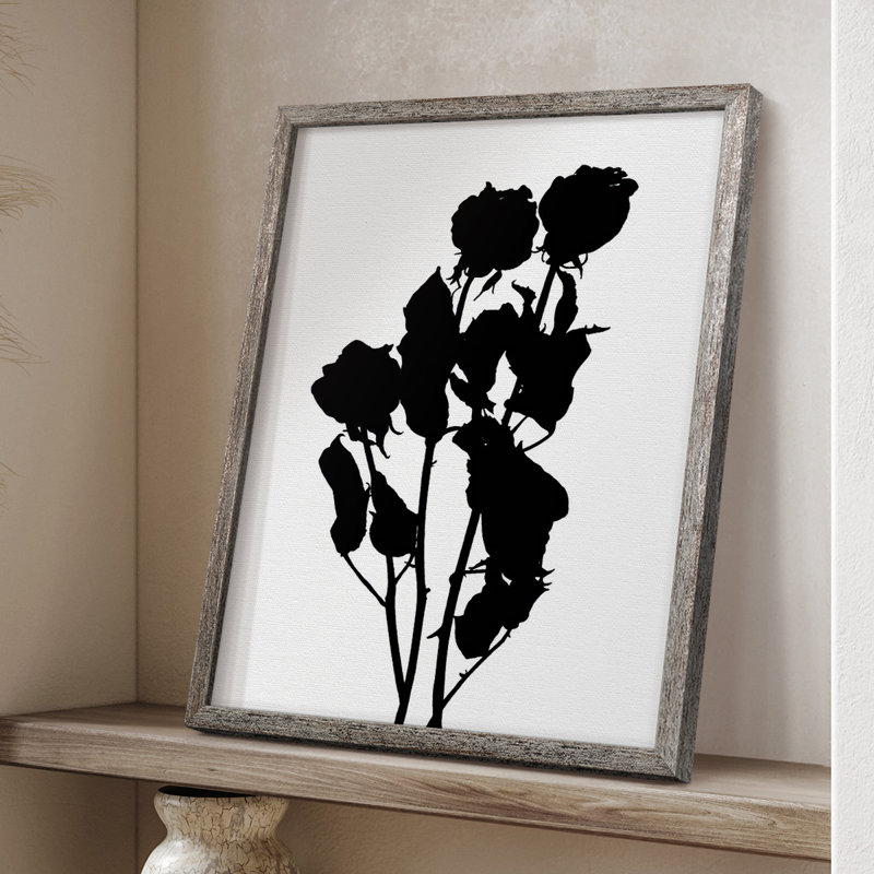 Pressed Memory I Framed Print - Solid Wood, 11" H x 9" W