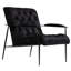 Fauteuil à oreilles en métal