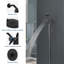 Système de douche mural double complet-63493601