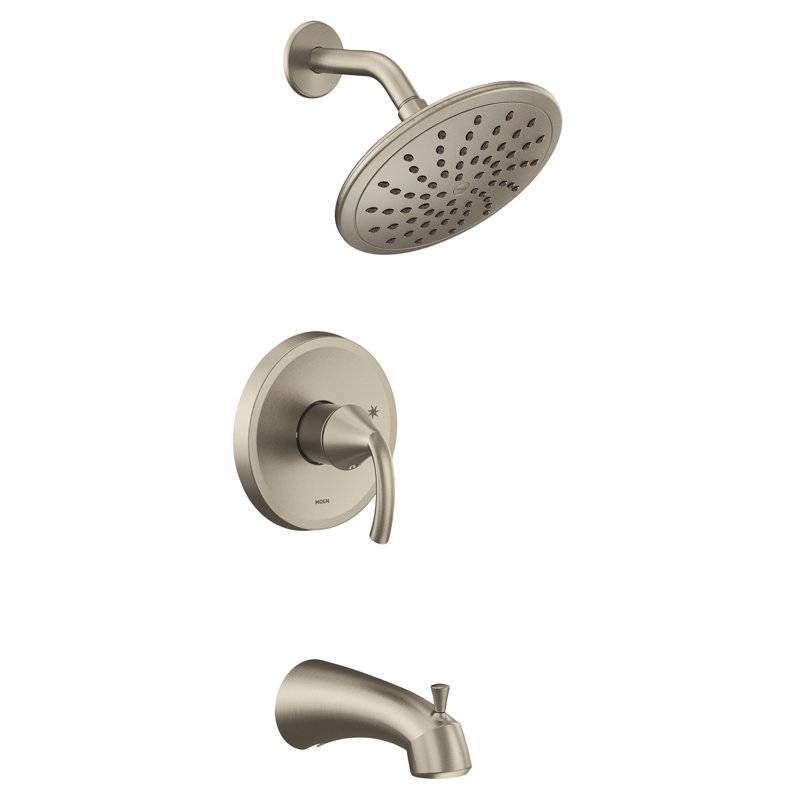 Glyde Eco Performance Tub and Shower Faucet, Brushed Nickel