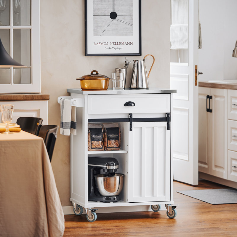 Hulcott Wood Bar Cart