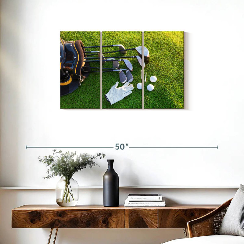 Équipement de golf Sireci sur l'herbe, H 20 po x l 33 po