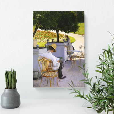 The Orange Trees by Gustave Caillebotte - Wrapped Canvas Painting
