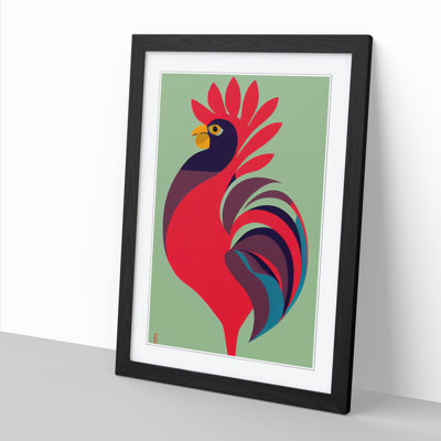 Mertzon Rooster - Picture Frame Print