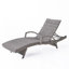 Chaise longue en osier