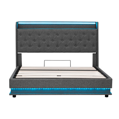 Upholstered Ottoman Storage Bed