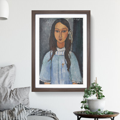 Alice by Amedeo Modigliani - Picture Frame Painting on MDF