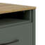 Ensemble de 2 tables de chevet modernes à 2 tiroirs Chabot-226762263