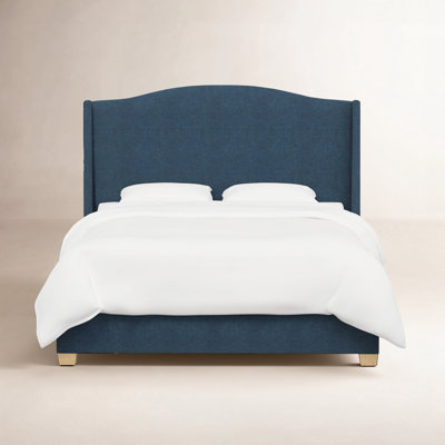 Allis Wingback Platform Bed