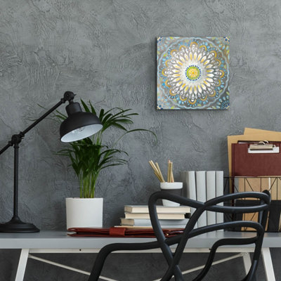 «Rosette Mandala» par Danhui Nai, art mural en verre acrylique