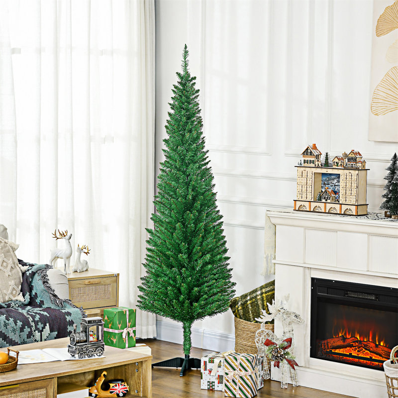 Slim Artificial Christmas Tree