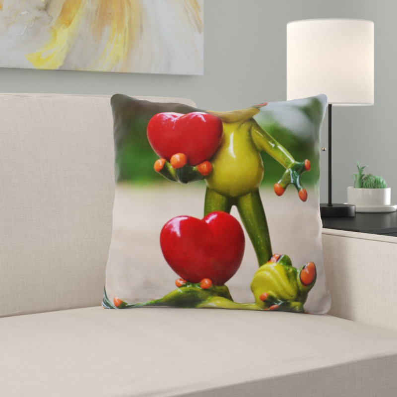 Coussin de grenouilles