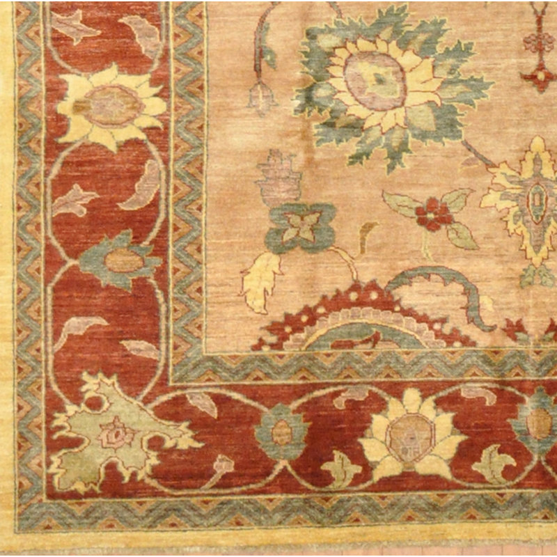 Tapis en laine noué à la main Oushak