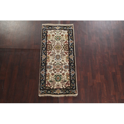 Tapis oriental en laine fait main Heriz Serapi 3X6