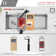 Versa STYLISH 45 inch Ledge Workstation Single Bowl Undermount 16G Kitchen Sink with Built in Accessories