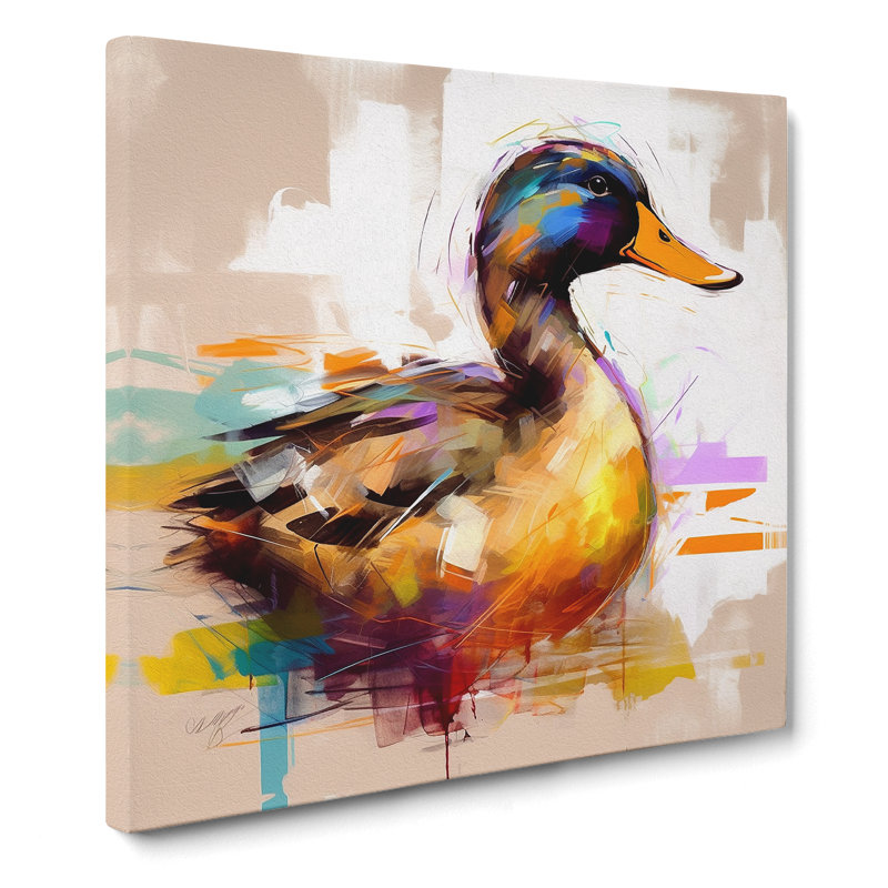Duck Gestural No.1 - No Frame Print