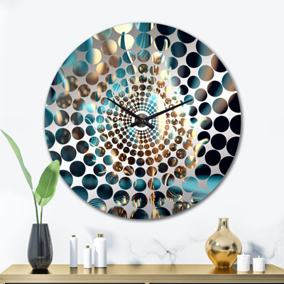 Horloge murale Tigard - Fractals