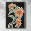 Pop Flowers III, reproduction encadrée - bois massif-1647041608