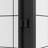 Aluminum Frame Double Sliding Glass Shower Enclosure With 1/4"  6Mm  & Tempered Glass, Safe Design, Handle For Bathroom
