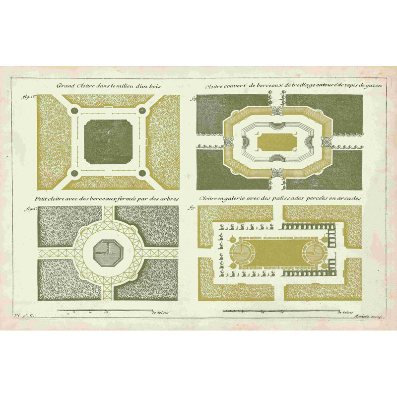 European Garden Design I, H 8 po x l 12 po