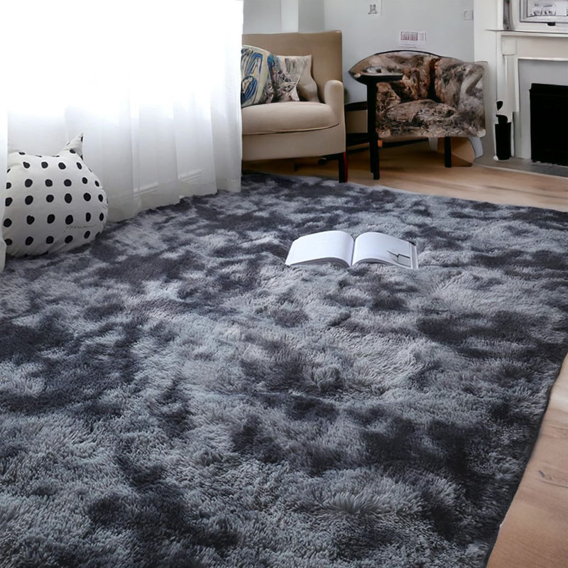 Carpettes 5 x 7 pour chambre à coucher, tapis moelleux épais et antidérapants