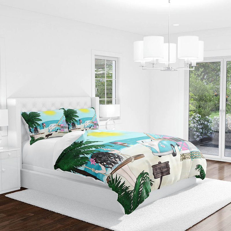 Polyester Duvet Cover, Queen Duvet Cover + 2 Shams