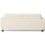 Canapé moderne de 79 po de largeur l 79 po, canapé en velours confortable avec coussin à ressorts, housse amovible, structure robuste, siège profond, facile à assembler pour le salon, la chambre à coucher, le bureau et les petits espaces, blanc-1994560758