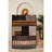 Wencil Premium Cotton Area Rug, 4.6 x 7.2 Feet | 100% Cotton, 1200 g/m², Antibacterial, Non-Slip PVC Underside, Machine Washable, 0.4 in Pile Height, Durable & Stylish, Elegant White, Orange, Brown & Black Design for Modern Decor-112936476