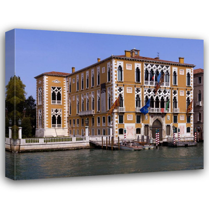 Palazzo Grand Canal à Venise, Italie, H 28 po x l 35 po