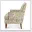 Chaise d'appoint élégante et confortable pour le salon avec tissu doux pour la peau et sièges spacieux