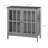 Sideboard Buffet, Storage Cabinet, Gray Cabinet