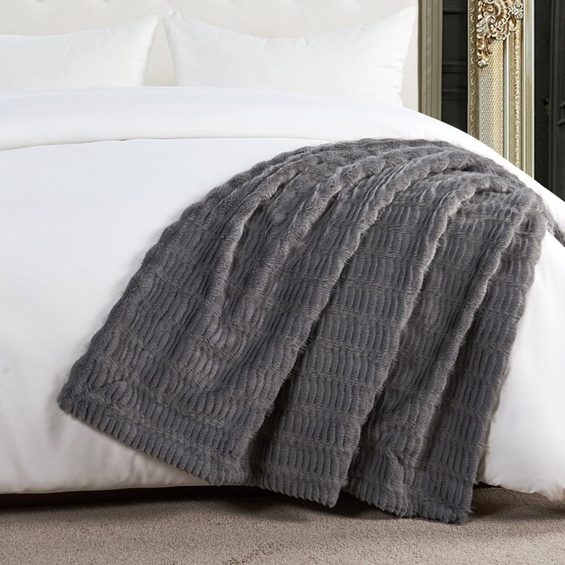Throw Blanket, Grey