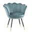 Fauteuil demi-tonneau en velours 28,35 po Willington-1540028917