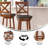 Francis Classic Crossback Wooden Swivel Dining Stool-1457101689-1457101690