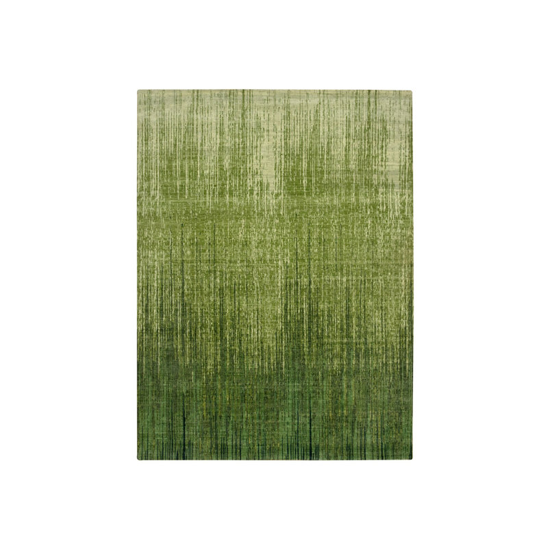 Tapis vert en laine nouée à la main 9 pi x 12 pi 2 po 30 CAE03F1681411BB5D03670F16C8BD4