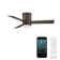 Axis 3 - Blade Indoor/Outdoor Smart Flush Mount Ceiling Fan with Remote Control and LED Light Kit Included, Works With Alexa and iOS / Android App