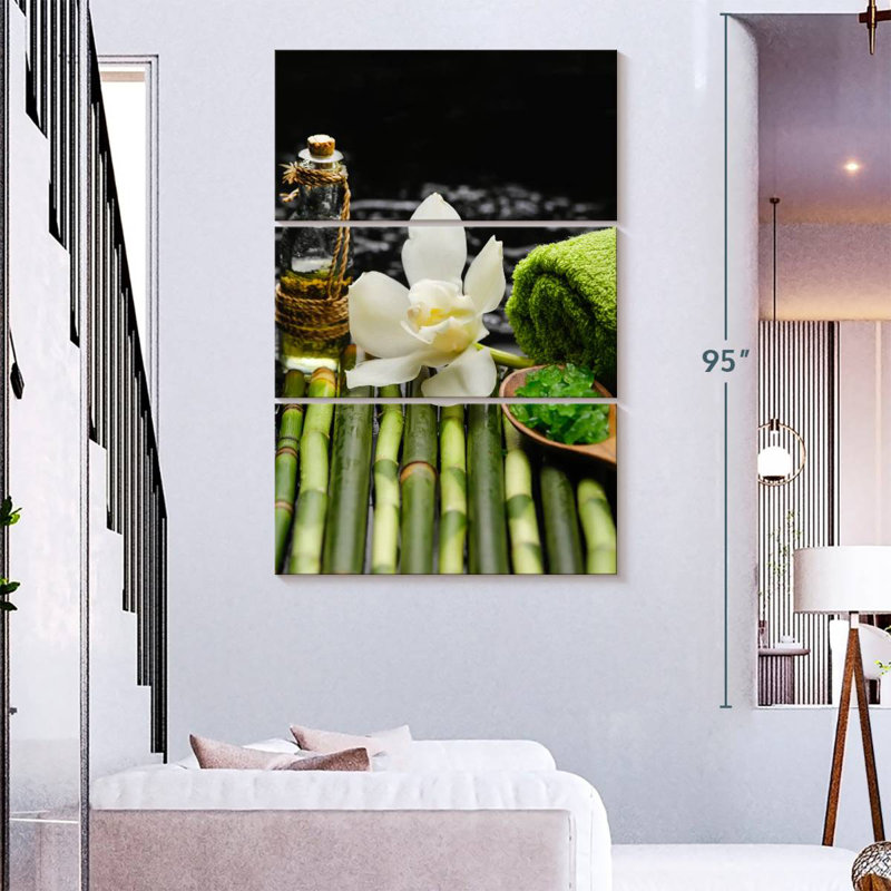 Kerrick Therapeutic Bamboo Spa, 74" H x 48" W