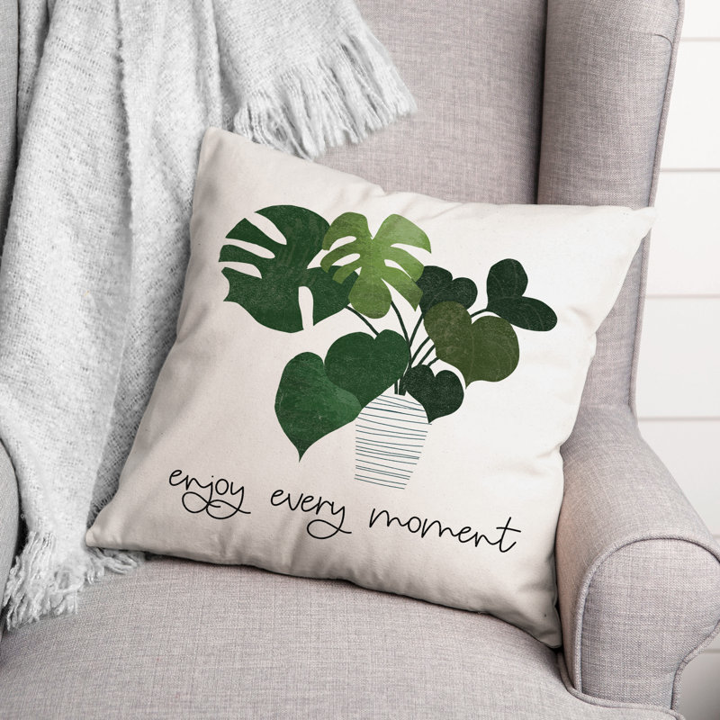 Floral Throw Pillow