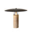Lampe de table noire en métal