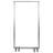 Transparent Acrylic Mobile Partition With Lockable Casters, 72"H X 24"L (3 Sections Included)-52128614