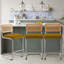 Tabouret de bar et de comptoir en velours Georgios-1317367744-1325310140