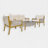 Degnan 4 - Person Patio Conversation Set with Cushions-282408162-282408161