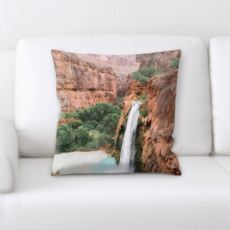 Microsuede Reversible Throw Pillow