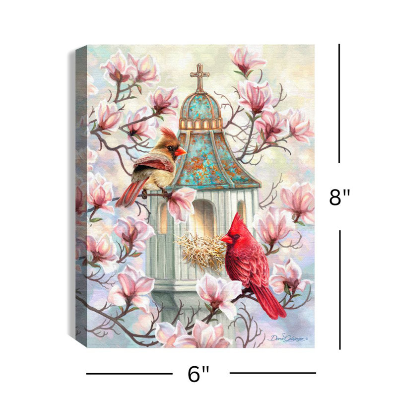 Schutt - Printemps matin, toile de table éclairée 8 x 6